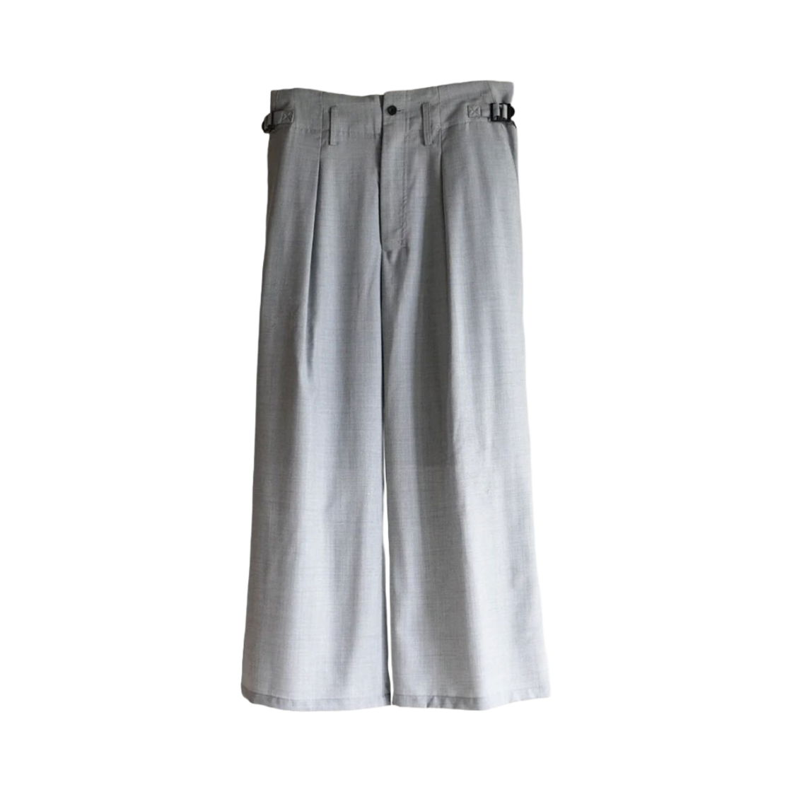 안셀름 울 와이드 슬랙스 그레이(Ancellm Wool Wide Slacks Gray)