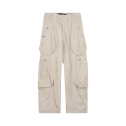 JACQUEMUS LE CARGO CROISSANT STRAIGHT PANTS LIGHT BEIGE