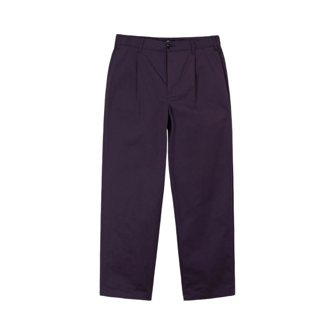 스투시 트윌 볼륨 플리츠 트라우저 그레이프(Stussy Twill Volume Pleated Trousers Grape) - 1