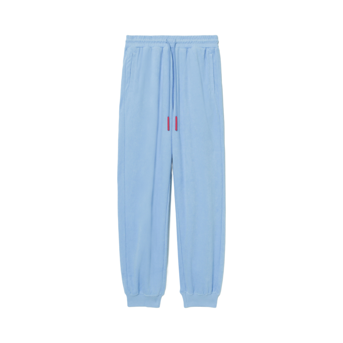 (W) 베이프 타월링 트랙 팬츠 블루((W) BAPE Towelling Track Pants Blue) - 1