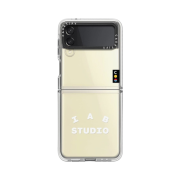 Casetify x IAB Studio Galaxy White Logo Case Clear