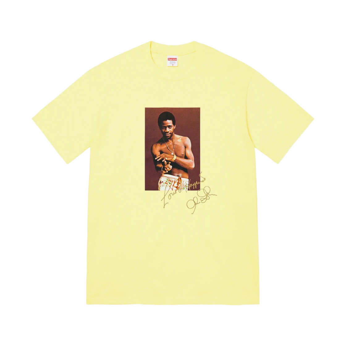 - Supreme Al Green T-Shirt Pale Yellow - 22SS