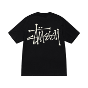 Stussy Bones Stock T-Shirt Black
