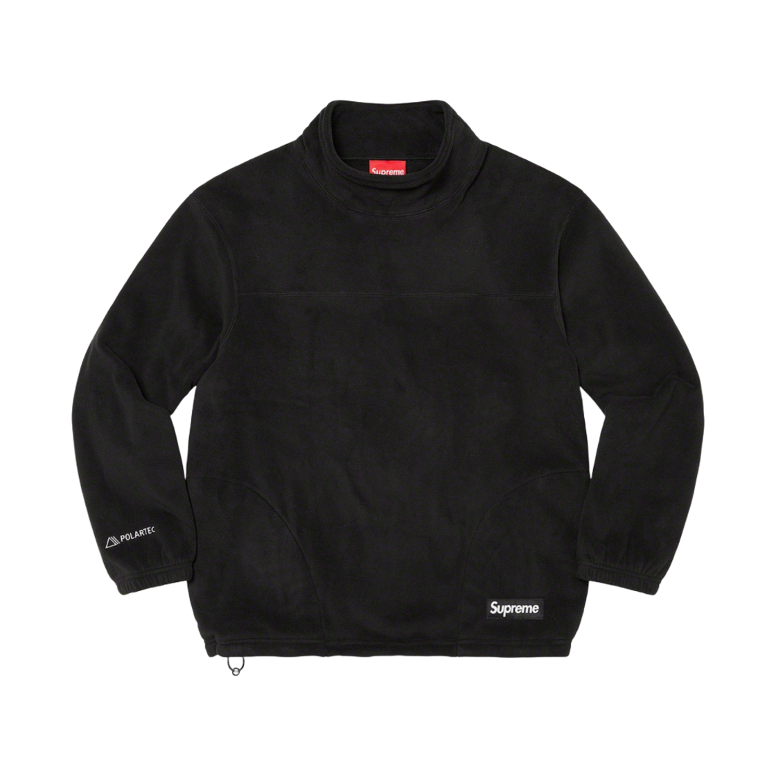 슈프림 폴라텍 모크넥 풀오버 블랙 - 22FW(Supreme Polartec Mock Neck Pullover Black - 22FW) - 1