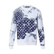 Louis Vuitton Monogram Bandana Crewneck Sweatshirt Indigo