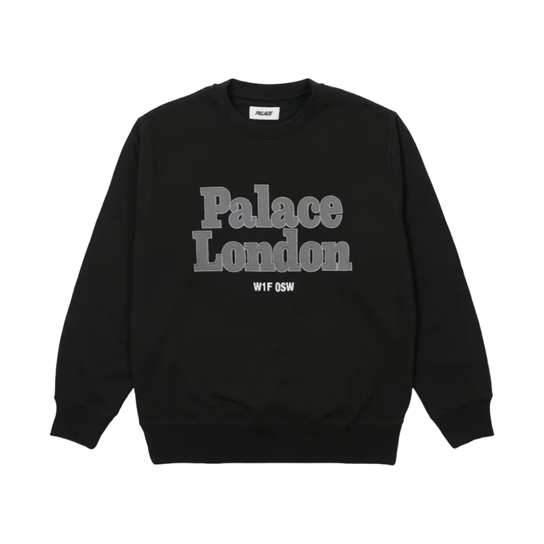 팔라스 포스트코드 크루넥 블랙 - 22SS(Palace Postcode Crew Black - 22SS) - 1