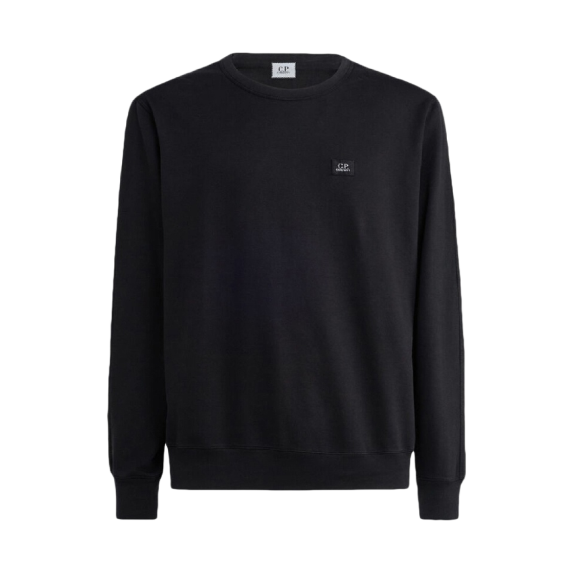 15CMSS096A002246G888 C.P. Company Light Fleece Logo Detail Sweatshirt Total Eclipse Blue - 23FW