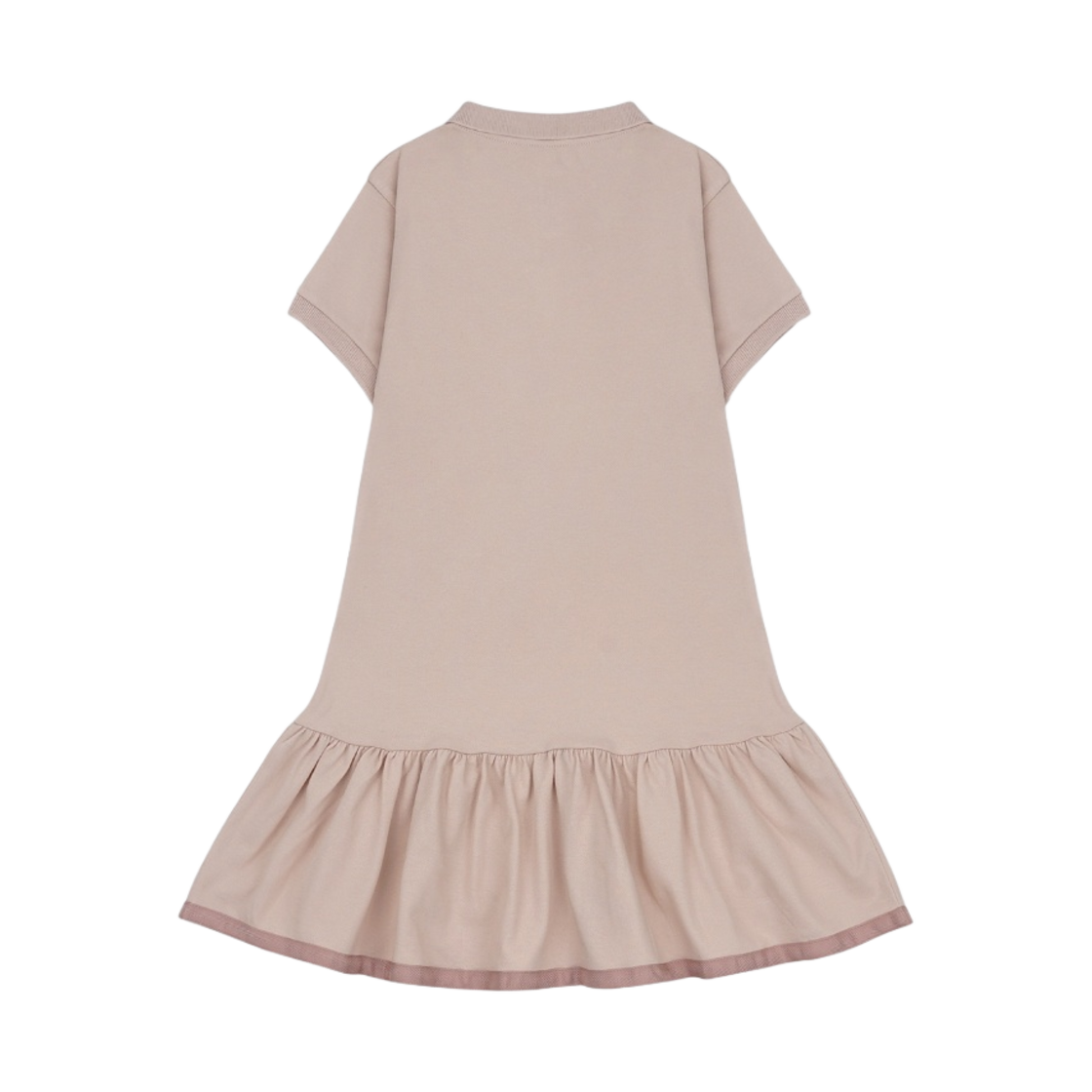 (키즈) 몽클레르 폴로 셔츠 드레스 핑크 페탈 - 22SS((Kids) Moncler Polo Shirt Dress Pink Petal - 22SS) - 2