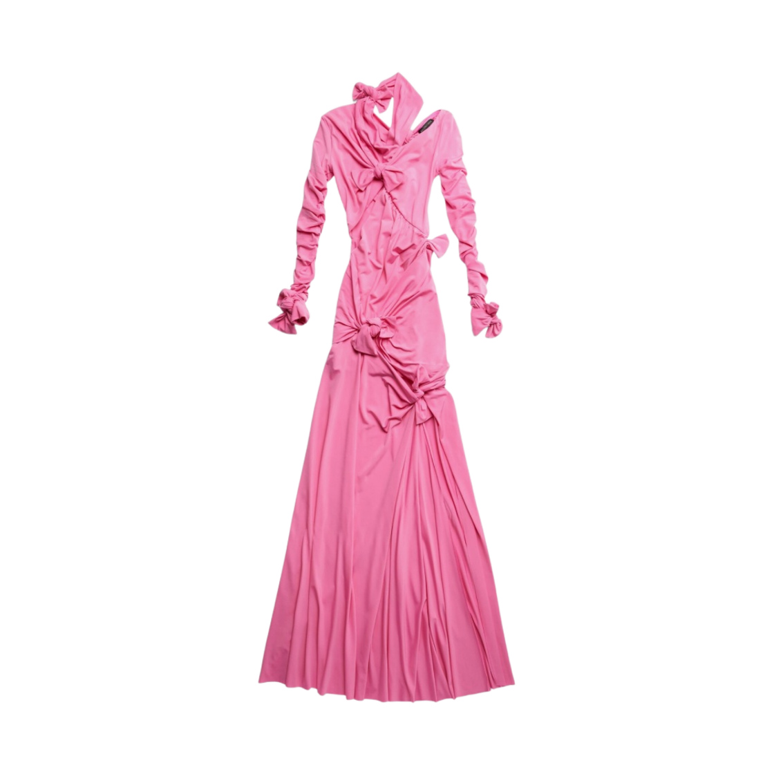 (W) 발렌시아가 노트 가운 핑크((W) Balenciaga Knot Gown Pink) - 1