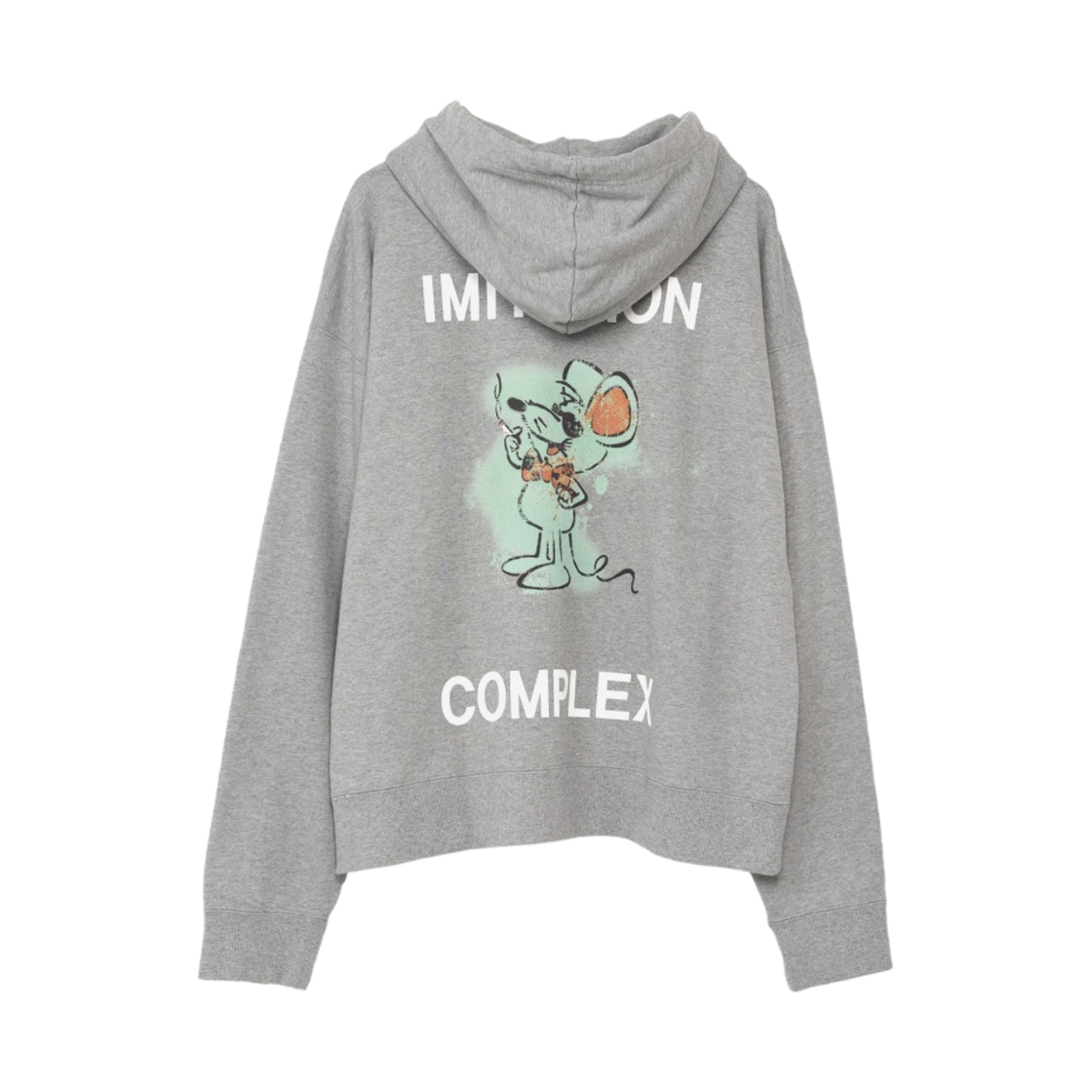 메종 미하라 야스히로 워즈 벌룬 프린티드 후드 그레이(Maison Mihara Yasuhiro Words Balloon Printed Hoodie Gray) - 2