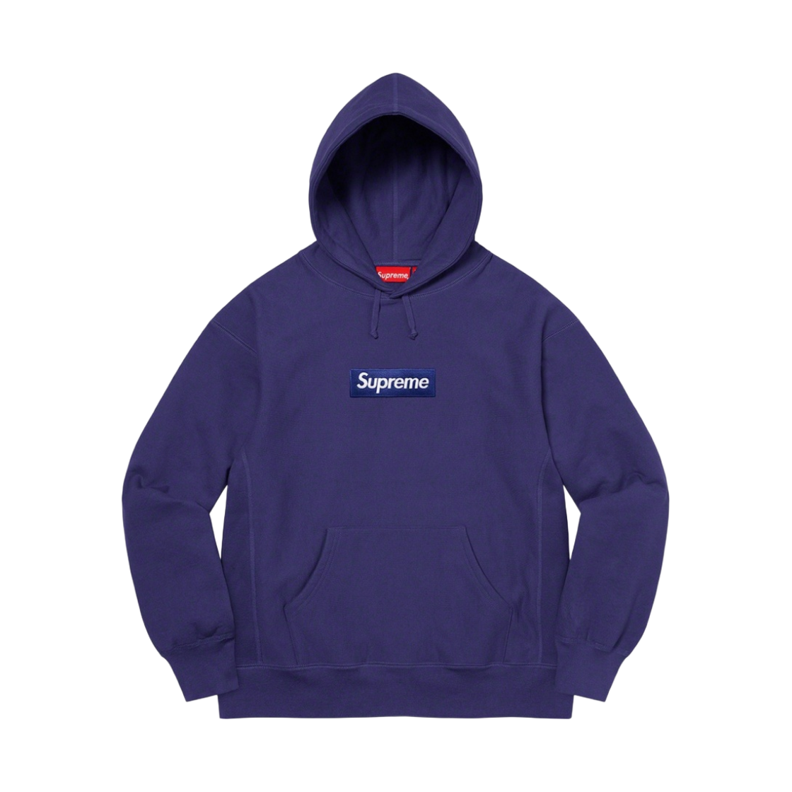 슈프림 박스로고 후드 스웨트셔츠 워시드 네이비 - 21FW