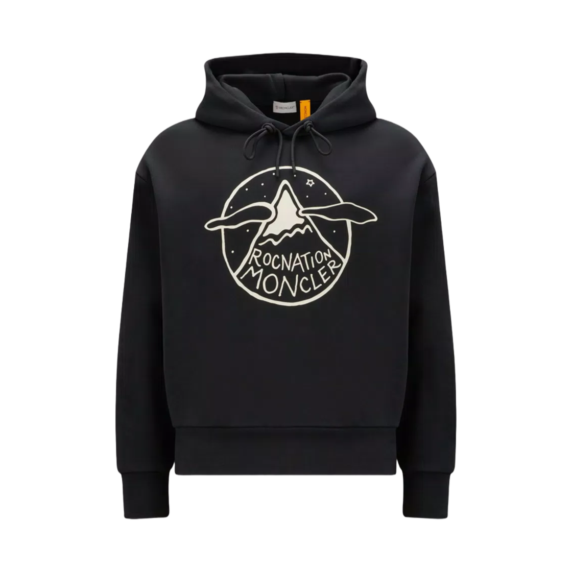 몽클레르 x 락 네이션 바이 제이지 로고 모티프 후드 블랙 - 23FW