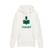 Isabel Marant Miley Hoodie Ecru Green - 21FW