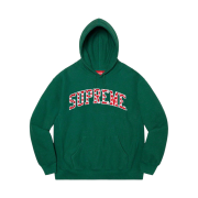 Supreme Hearts Arc Hooded Sweatshirt Dark Green - 21SS