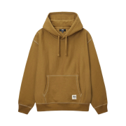 Stussy Contrast Stitch Label Hoodie Olive