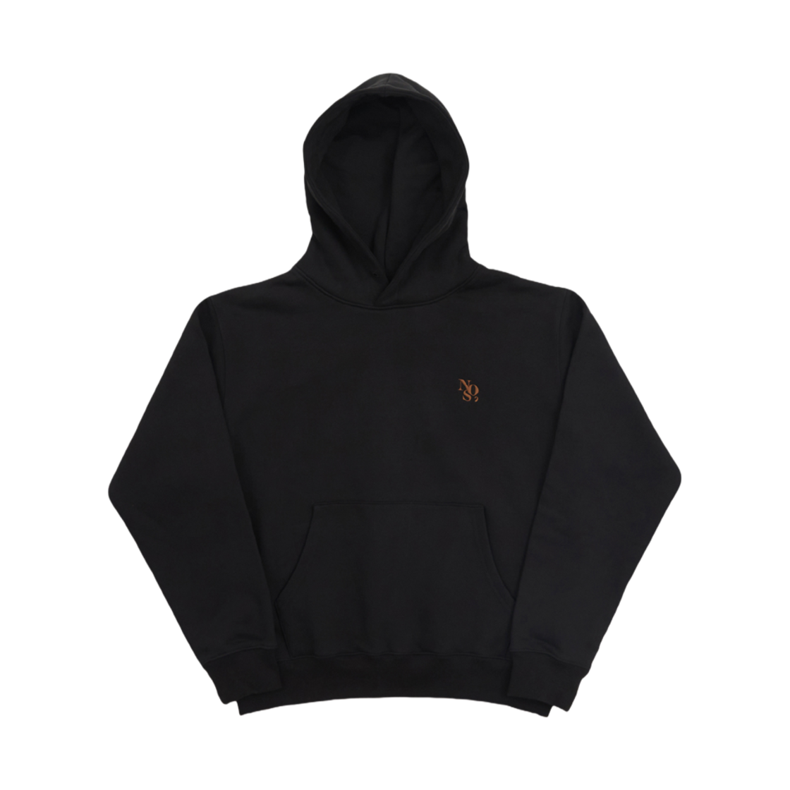 NOS7 메인 로고 후드 블랙(NOS7 Main Logo Hoodie Black)