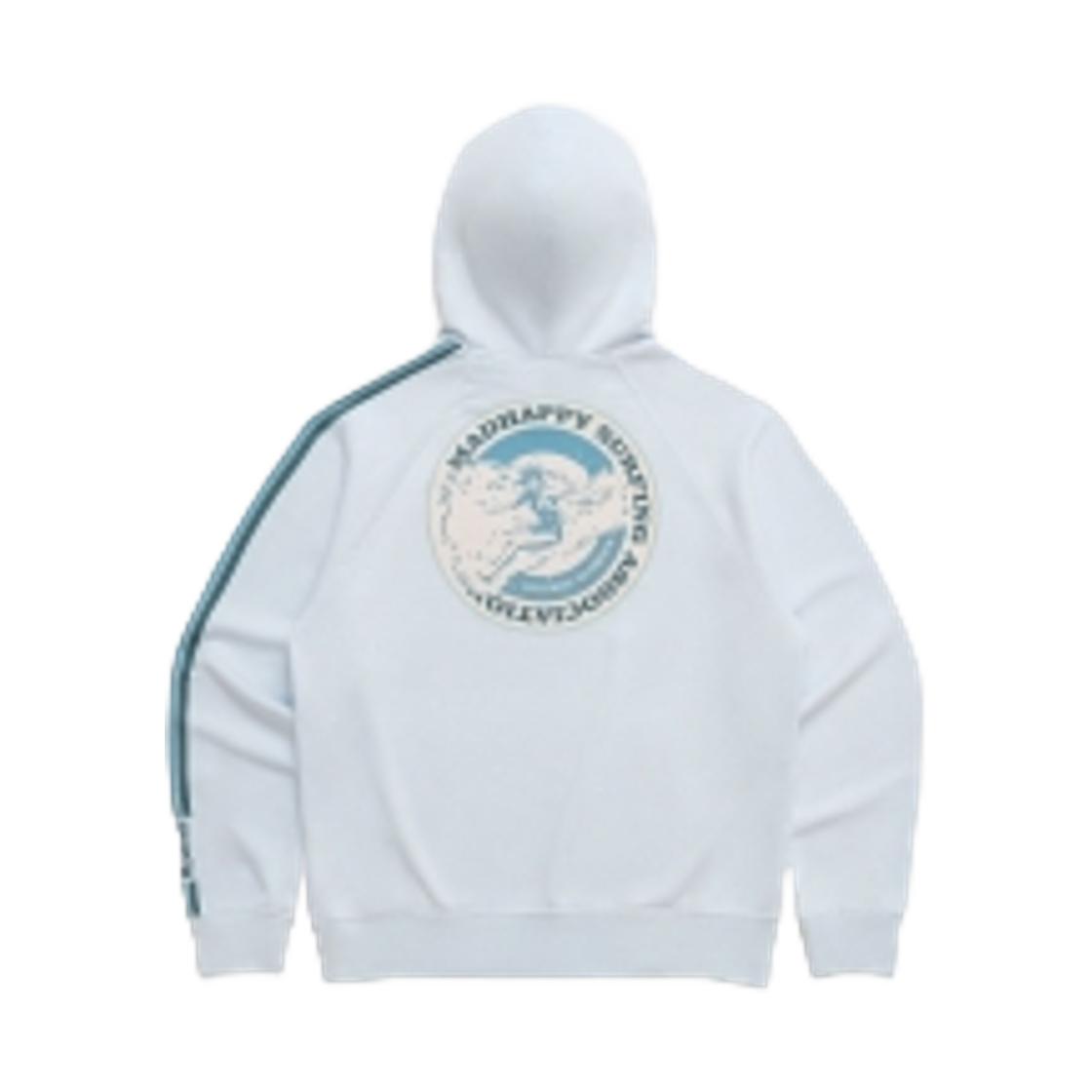 (W) 히스테릭 글래머 x 매드해피 래글런 후드 블루((W) Hysteric Glamour x Madhappy Raglan Hoodie Blue) - 2
