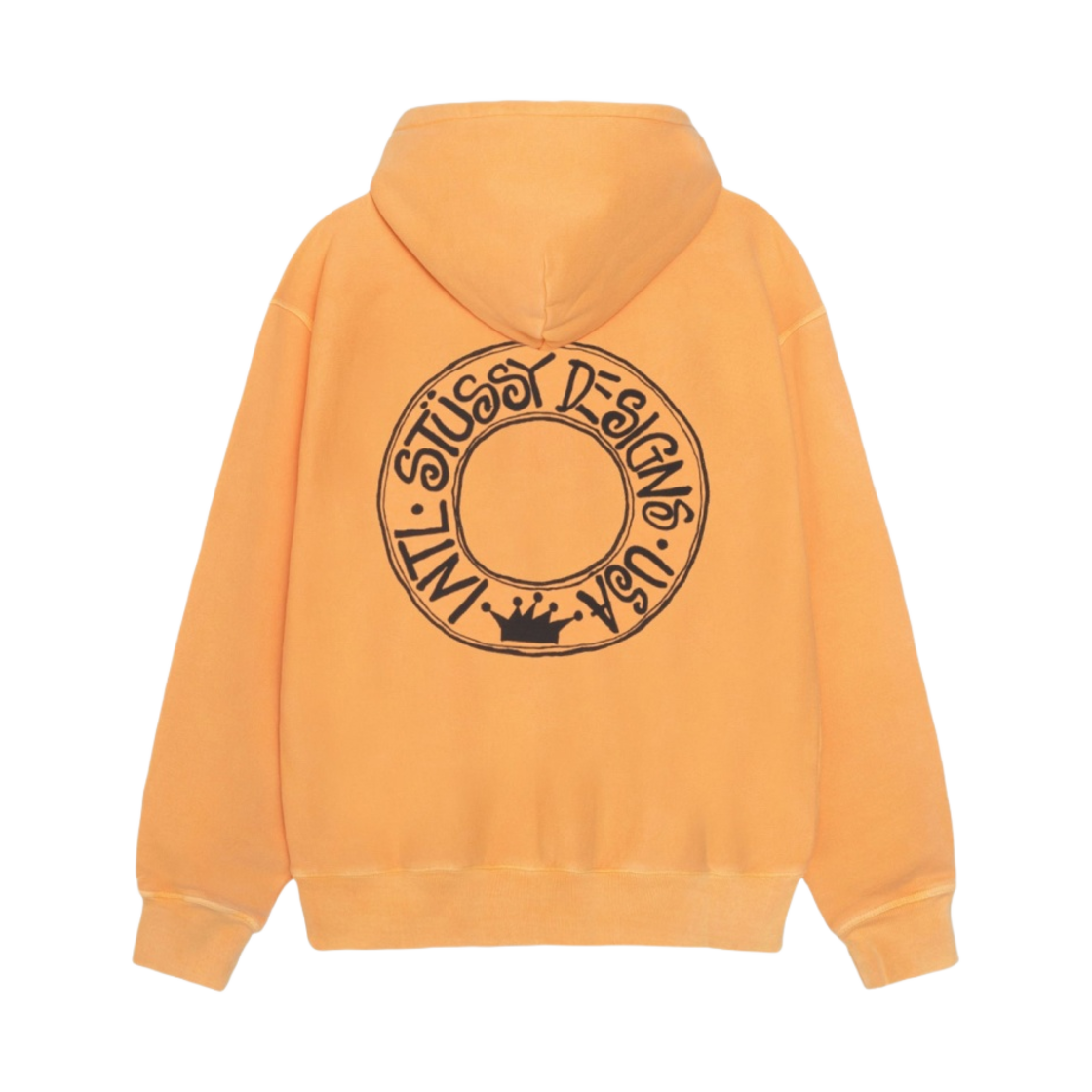 1925052 Stussy Buana Pigment Dyed Hoodie Orange