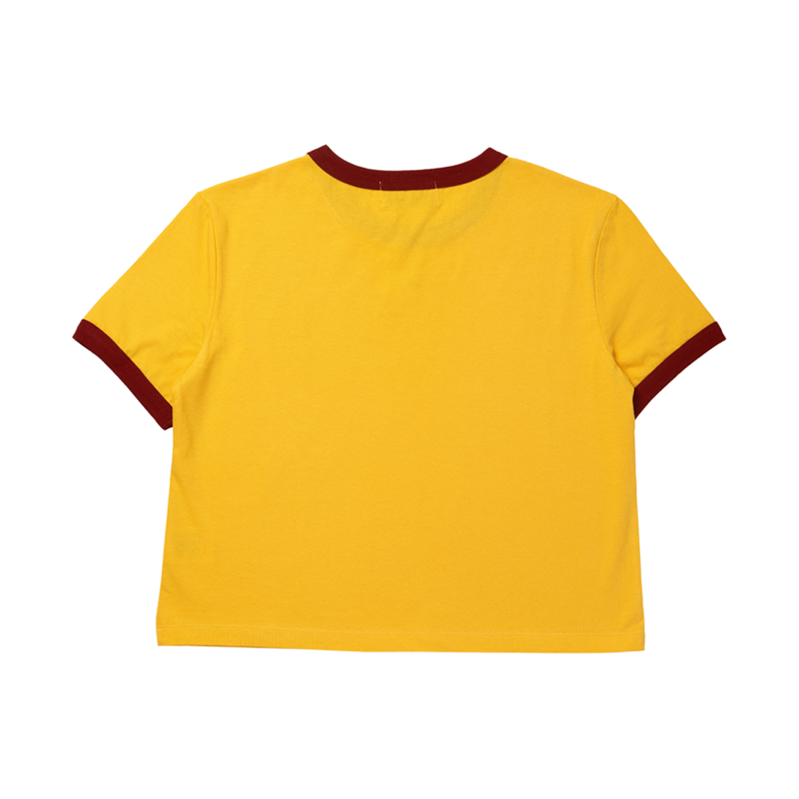 (W) 이미스 링거 티셔츠 옐로우 버건디((W) Emis Ringer T-Shirts Yellow Burgundy) - 2