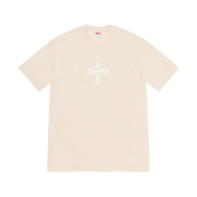 Supreme Cross Box Logo T-Shirt Natural - 20FW