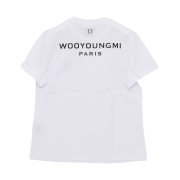 (W) Wooyoungmi Cotton Back Logo T-Shirt White - 24SS