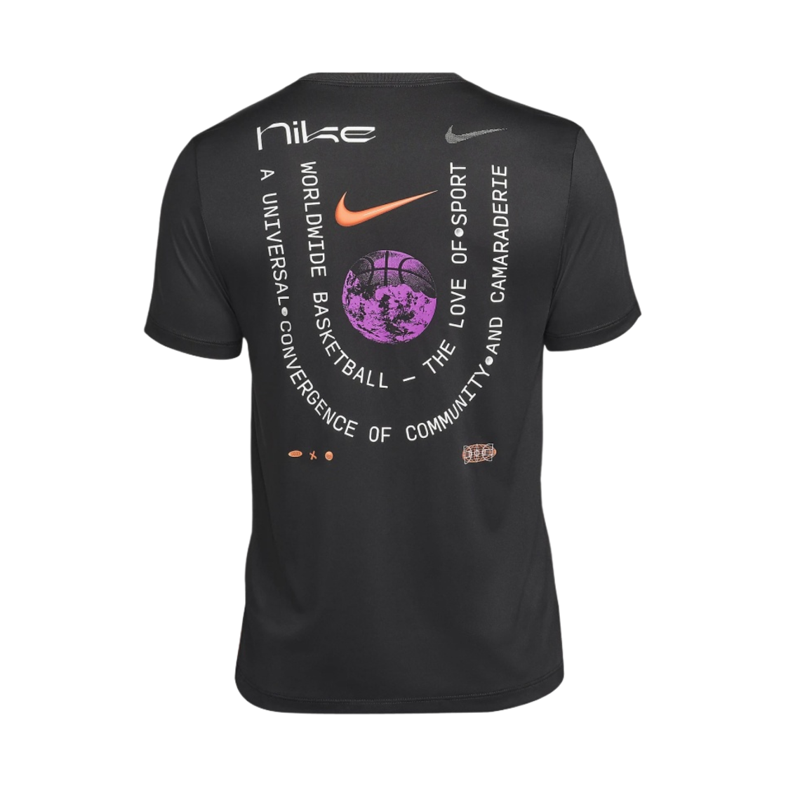 나이키 드라이핏 베스킷볼 티셔츠 블랙 - 아시아(Nike Dri-Fit Basketball T-Shirt Black - Asia) - 2