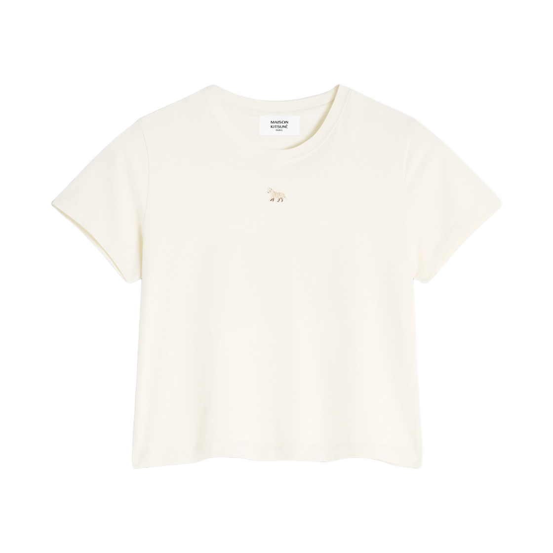 MW00105KJ0008-0134 (W) Maison Kitsune Baby Fox Patch Baby T-Shirt Marble