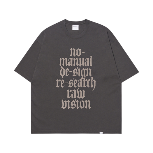 NOMANUAL☆ボネク ソンホ着用RAW VISION RINGER TSHIRT (2color) 노매뉴얼 로우 비전 링거 티셔츠 아이보리 | NOMANUAL | KREAM