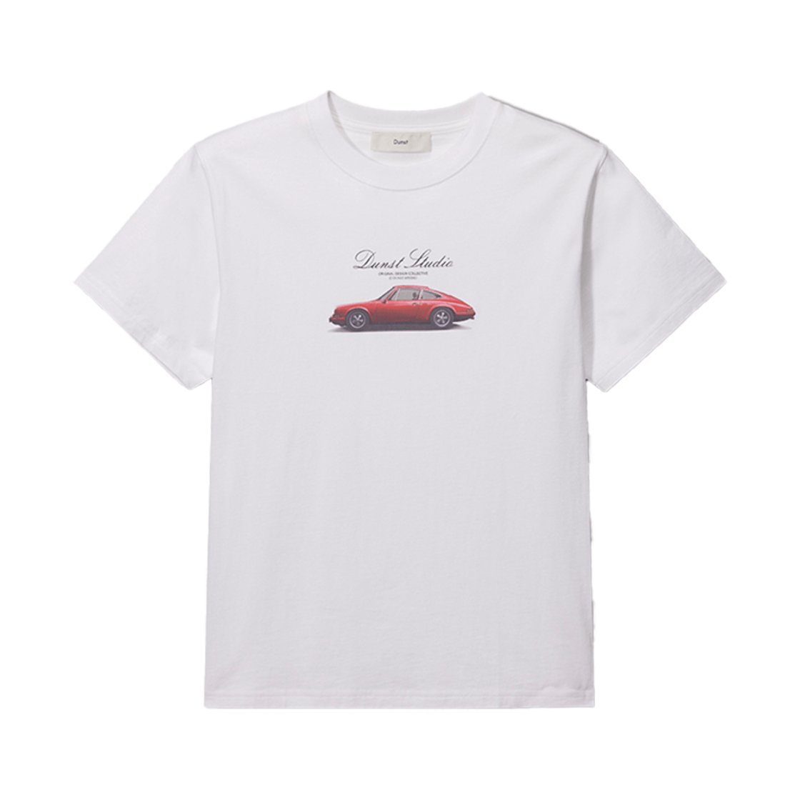UDTS5B143OW_M_ Dunst Unisex Summer Holiday Car T-Shirt Off White