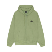 Stussy Basic Stussy Zip Hoodie Moss 2023