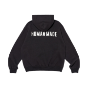 Human Made Zip-Up Hoodie Black