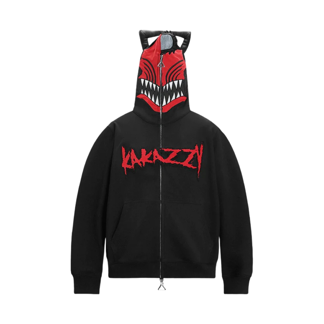 카카지 풀 집 후드 체인소맨 블랙(Kakazzy Full Zip Hoodie Chainsaw Man Black)
