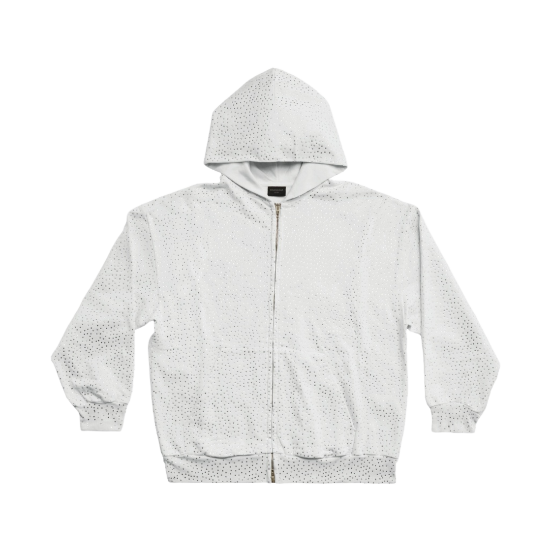 발렌시아가 집업 후드 스몰 핏 화이트(Balenciaga Zip-Up Hoodie Small Fit White) - 1