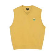 Stussy Fleece Vest Yellow