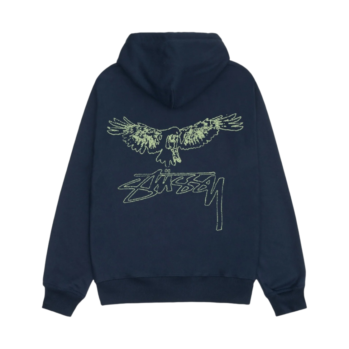 스투시 윙스팬 후드 네이비(Stussy Wingspan Hoodie Navy)