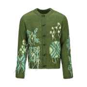 [KREAM 단독] ADSB Andersson Bell Macaron Intarsia Cardigan Khaki