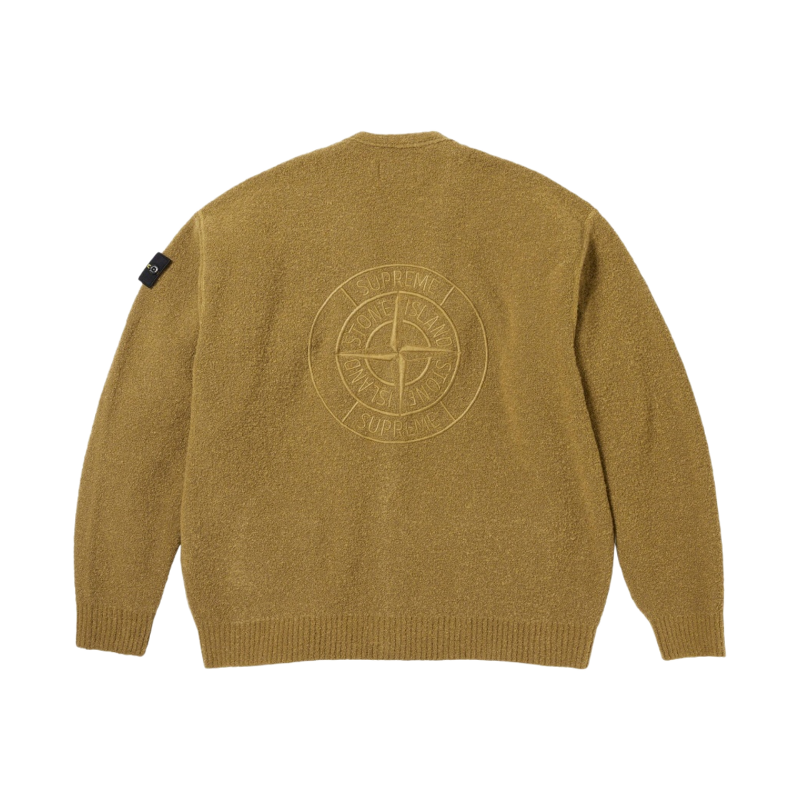 슈프림 x 스톤 아일랜드 부클 가디건 올리브 - 23FW(Supreme x Stone Island Boucle Cardigan Olive - 23FW) - 2
