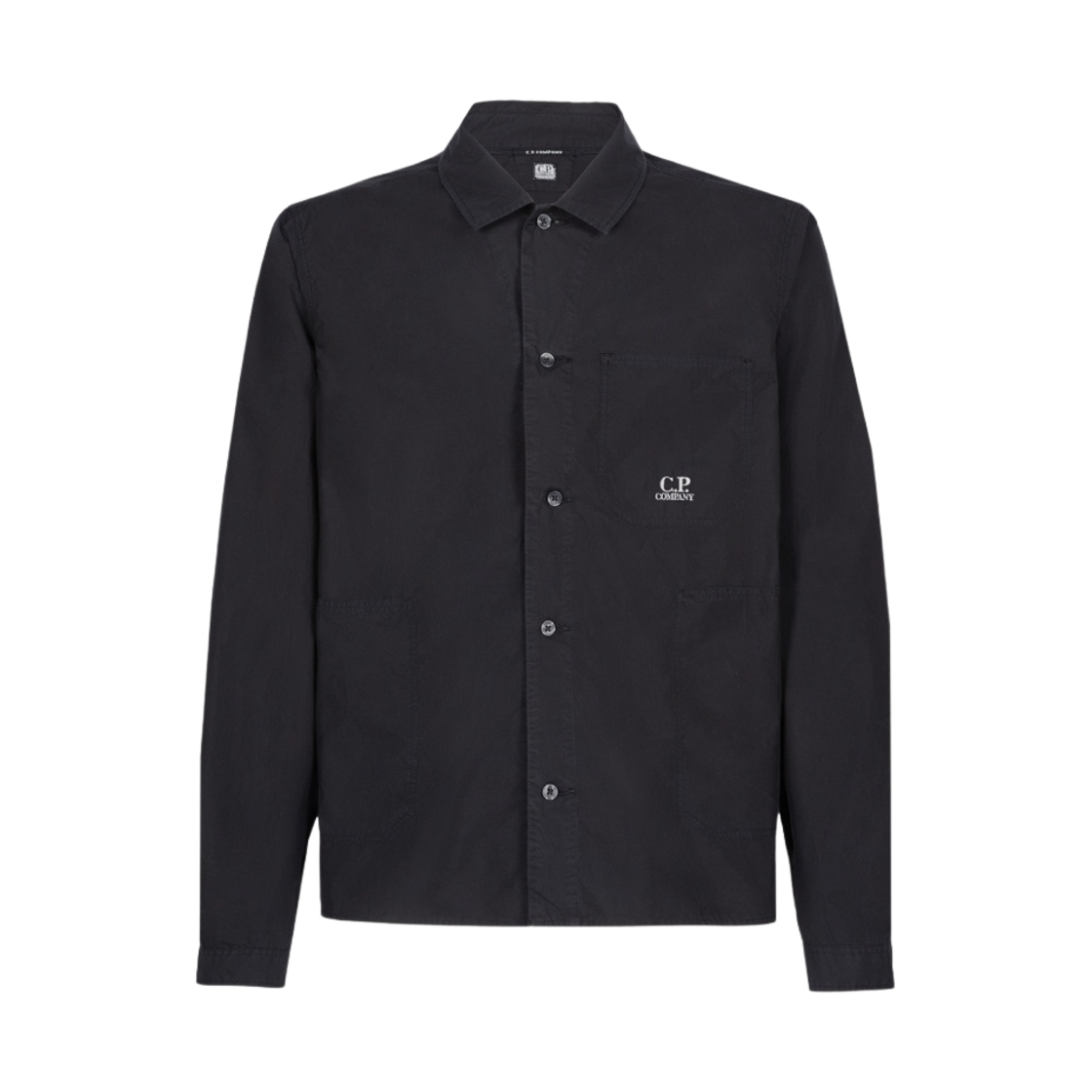 C.P. 컴퍼니 포플린 셔츠 블랙 - 23SS(C.P. Company Popeline Shirt Black - 23SS) - 1