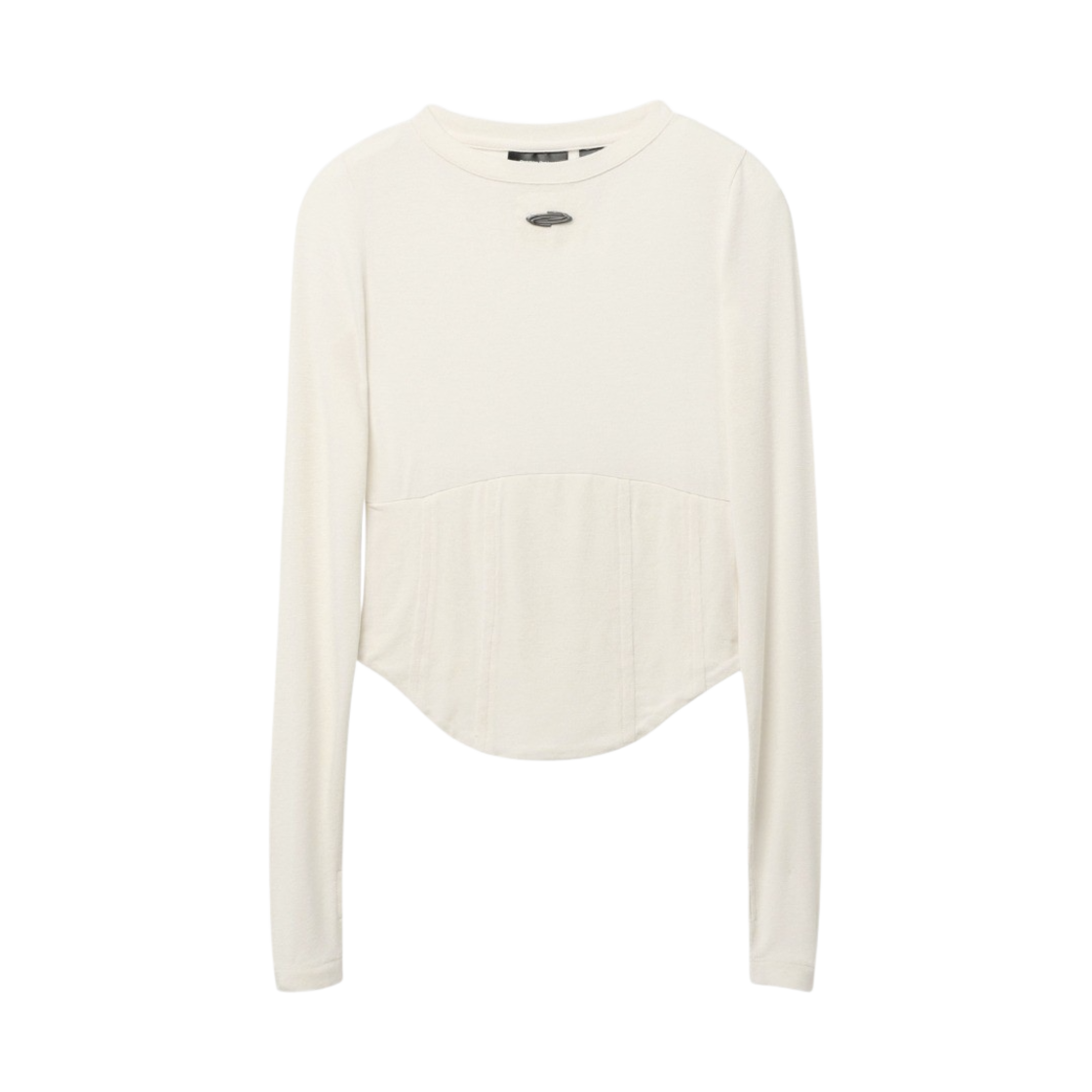FWSWCTA384M Opening Project W Corset Slim T Shirt Ivory