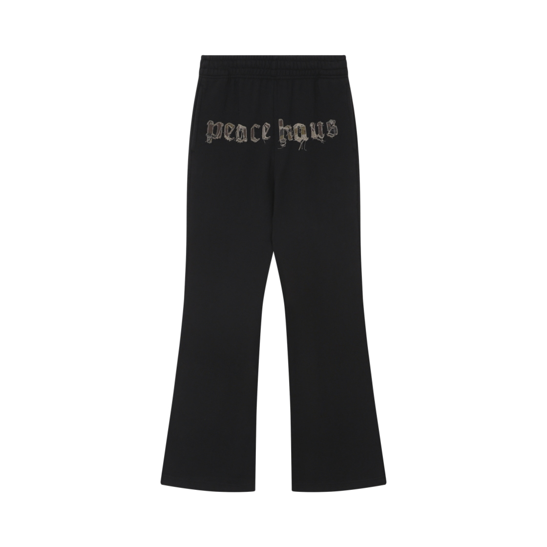BP24FW-WBLK8 BAUF Peace Boots Cut Pants Black