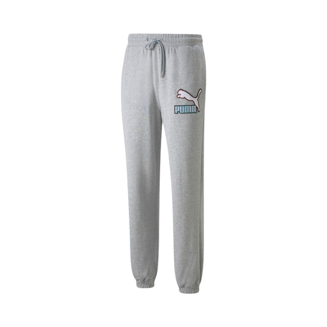 536113-04 Puma Fandom Sweatpants Light Gray Heather