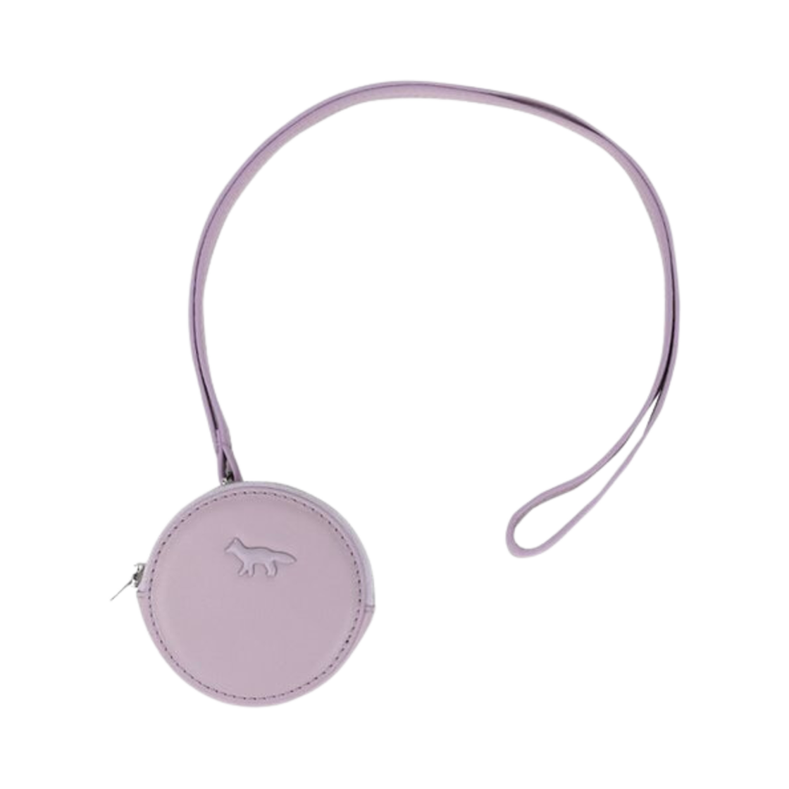 메종 키츠네 더 클라우드 지퍼 동전 지갑 라일락(Maison Kitsune The Cloud Zipper Coin Purse Lilac)