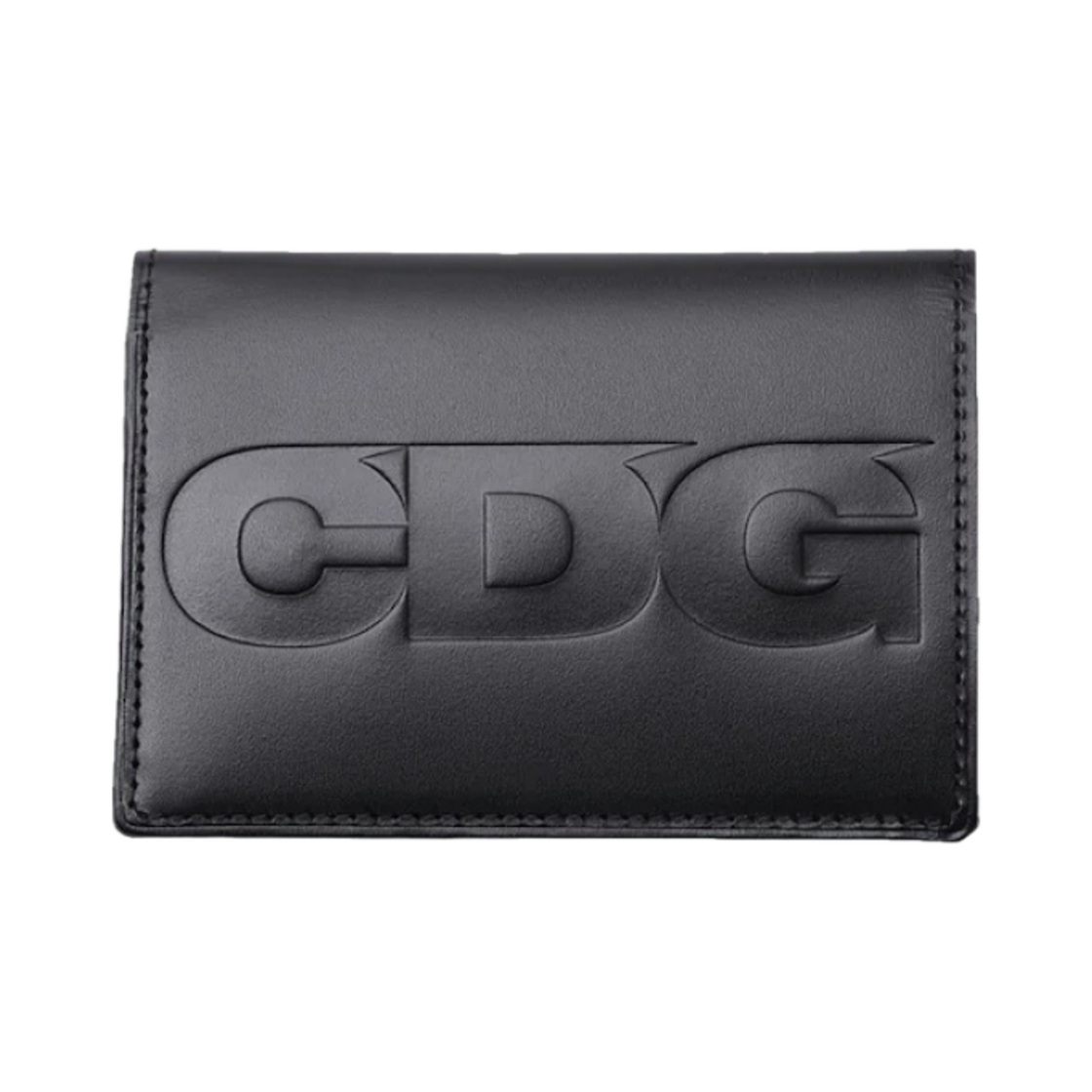 SZ-K903-051-1 CDG Embossed Logo Wallet Black