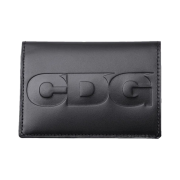 CDG Embossed Logo Wallet Black