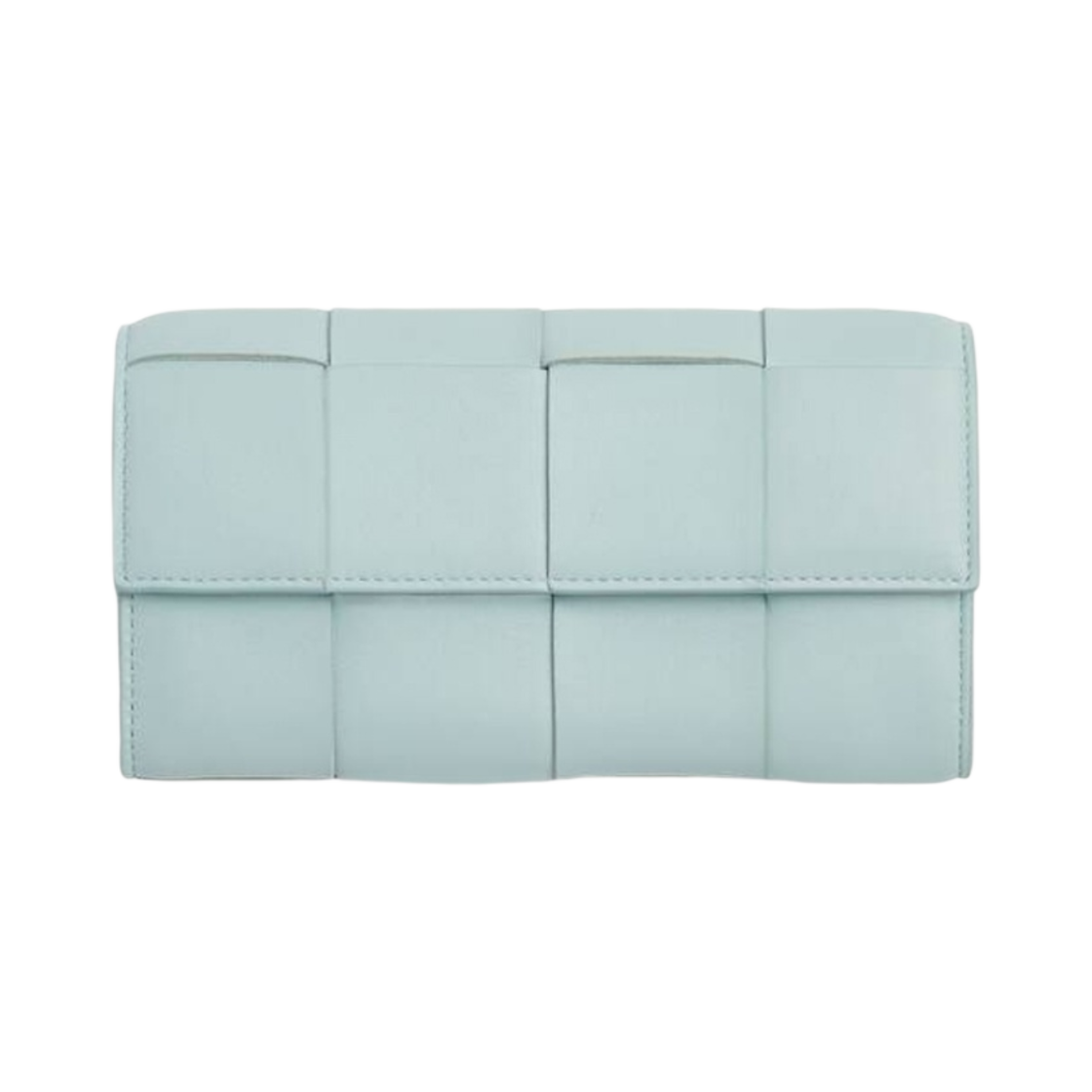 보테가 베네타 카세트백 라지 플랩 지갑 틸 워시드(Bottega Veneta Cassette Large Flap Wallet Teal Washed) - 1