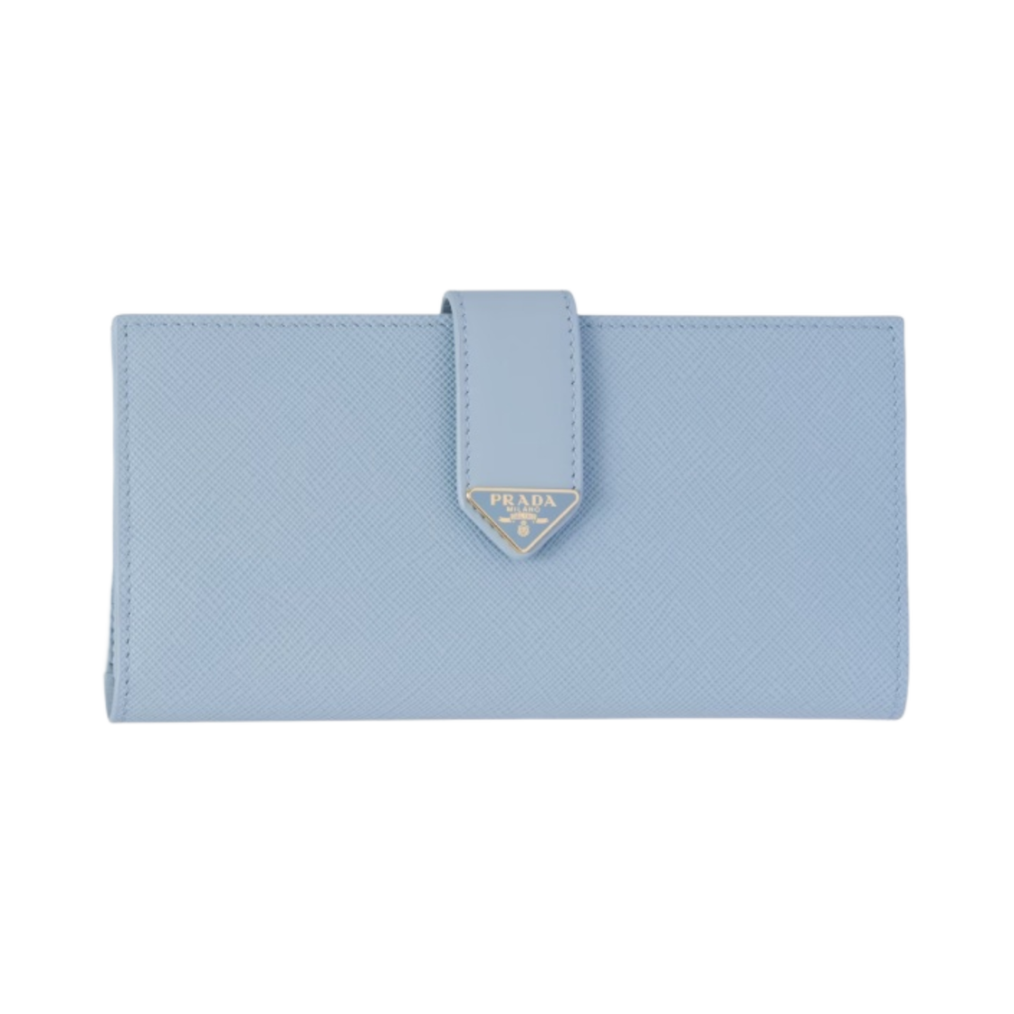 프라다 라지 사피아노 레더 월렛 라이트 블루(Prada Large Saffiano Leather Wallet Light Blue) - 1