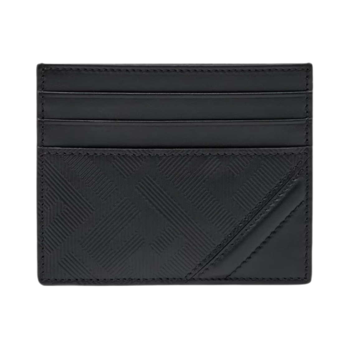 7M0164AP1TF0GXN Fendi Shadow Diagonal Card Holder Black