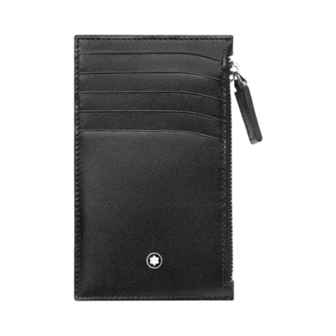 118313 Montblanc Meisterstuck 5cc Zipper Pocket Card Holder Black