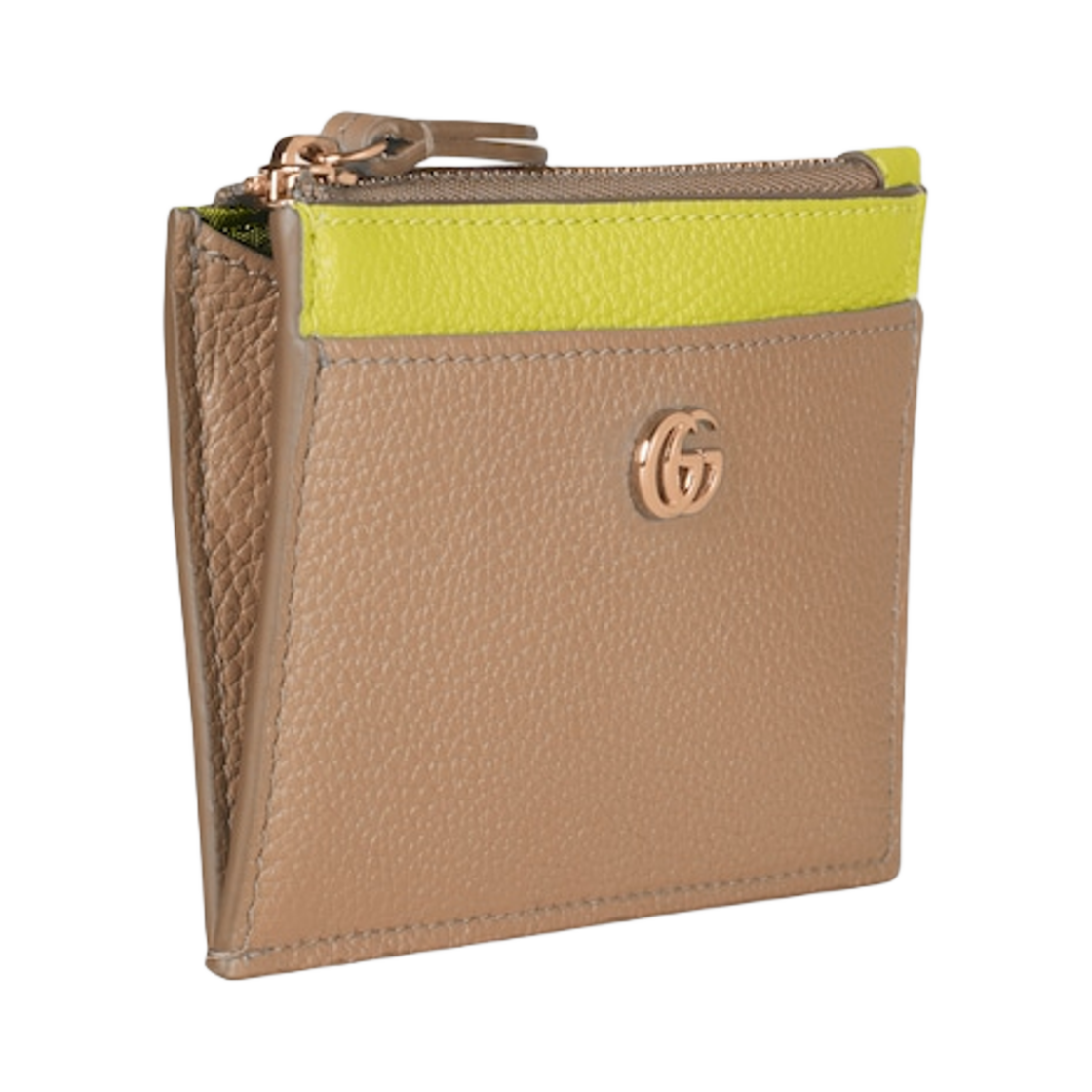 구찌 GG 마몽 카드 케이스 베이지 라이트 그린(Gucci GG Marmont Card Case Beige Light Green) - 2