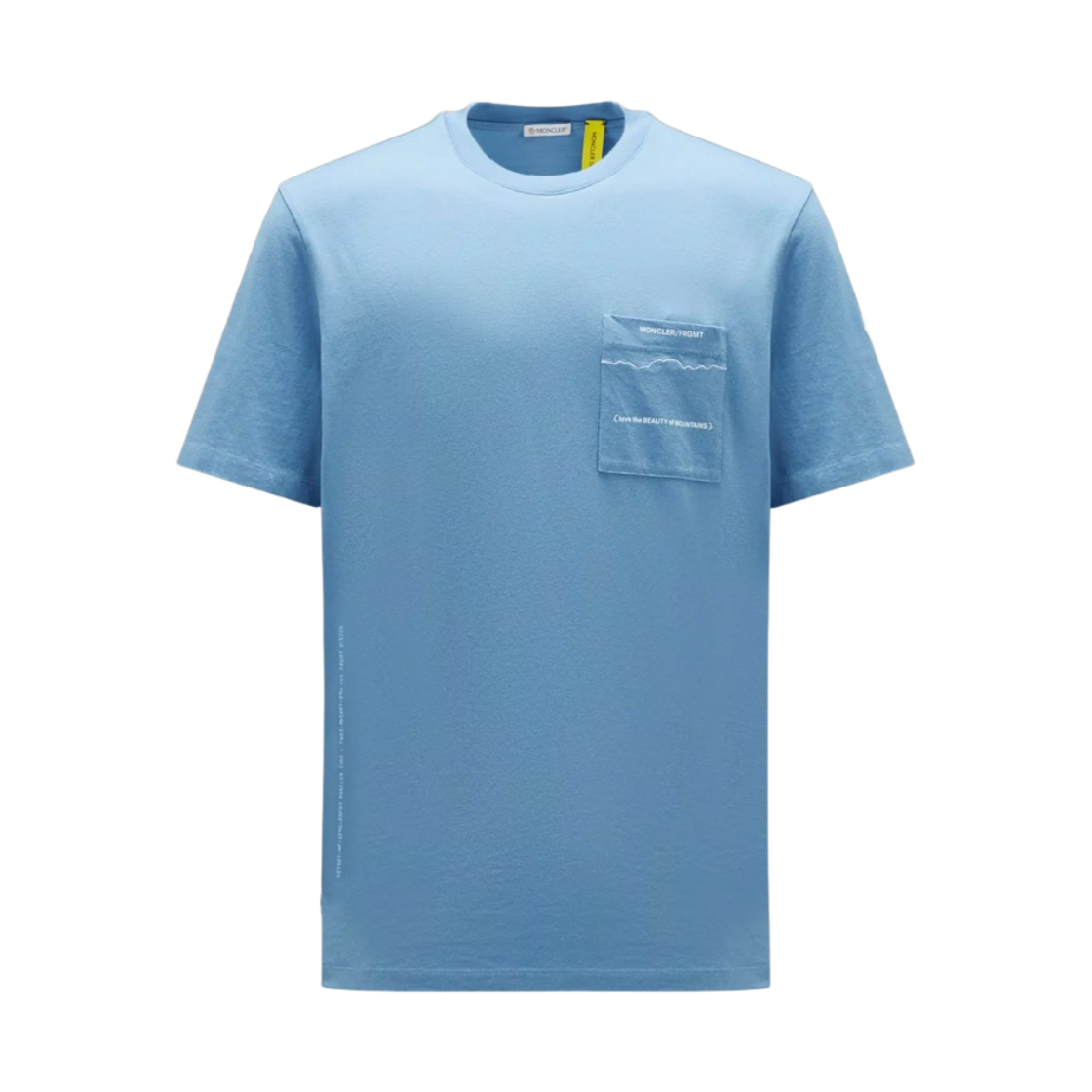 몽클레르 x 프라그먼트 로고 티셔츠 라이트 블루 - 23FW(Moncler x Fragment Logo T-Shirt Light Blue - 23FW) - 1
